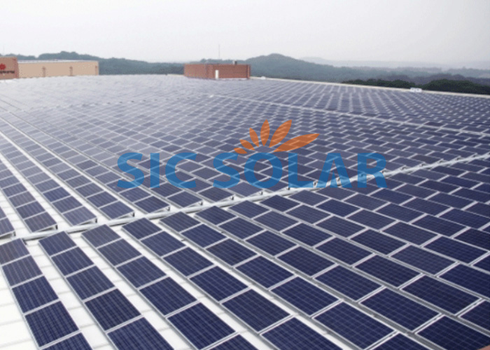 Aluminum triangle solar racking