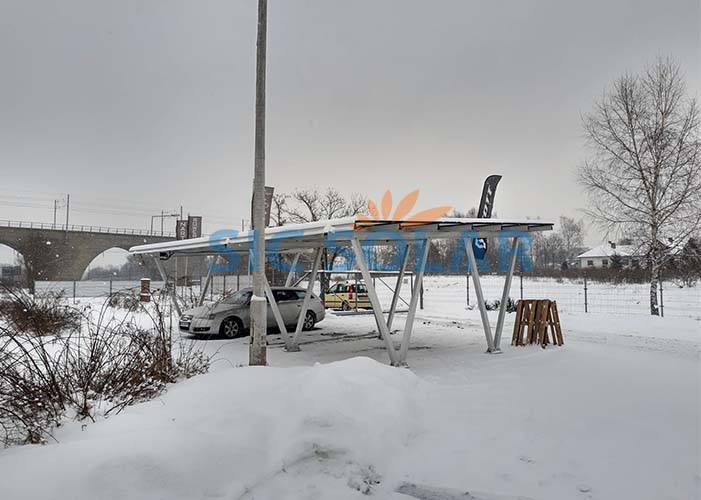 Carport solar racking