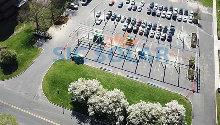 Solar car park from china