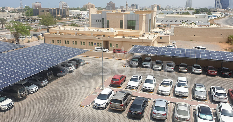 solar carport installation