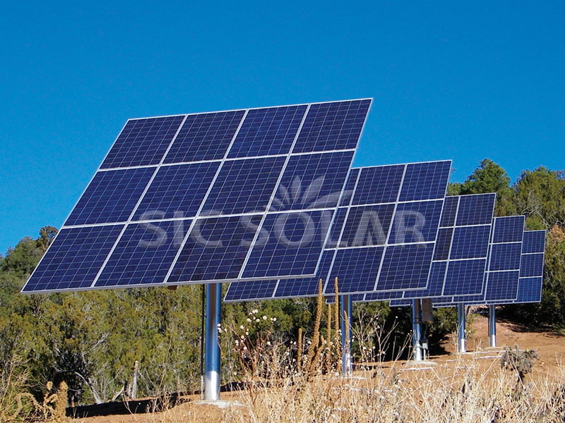 solar panel bracket for pole