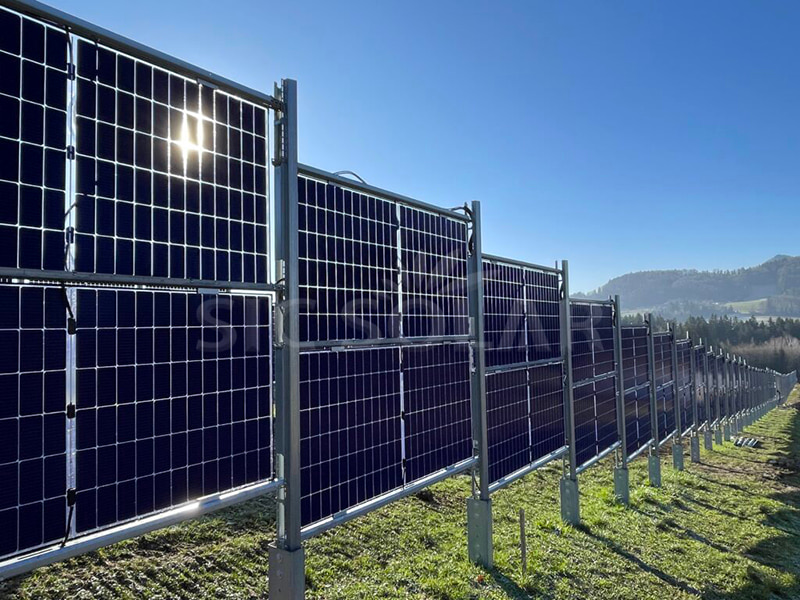 vertical solar energy system