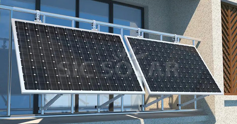 solar panel balcony hook