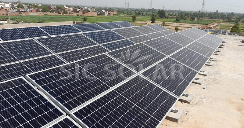 flat roof solar mounting system