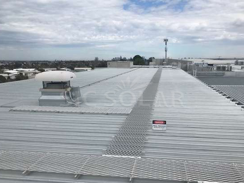 aluminium roof walkway