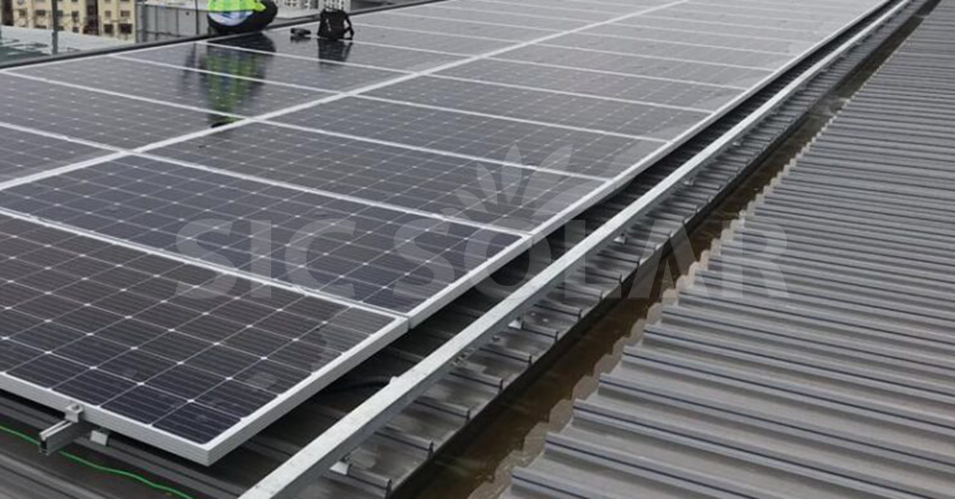 metal roof solar mounting rack