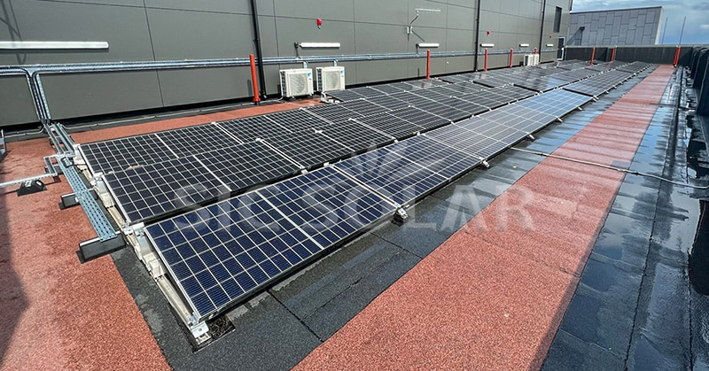flat roof solar mounts