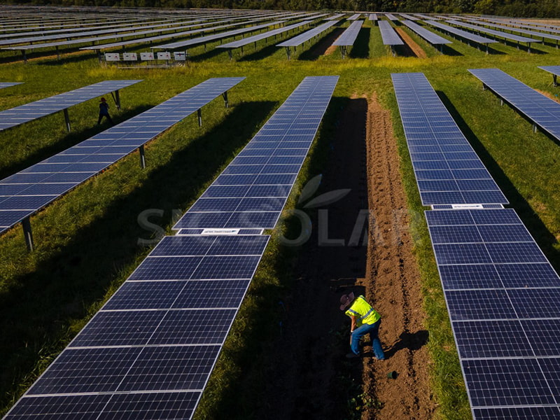 agricultural solar panel systems