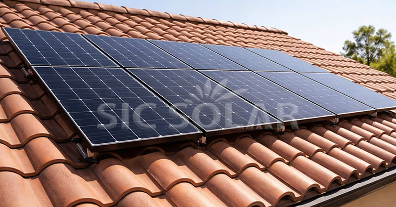 solar mounting ceramic tile roof hook