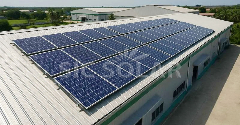 metal roof solar mounting rack