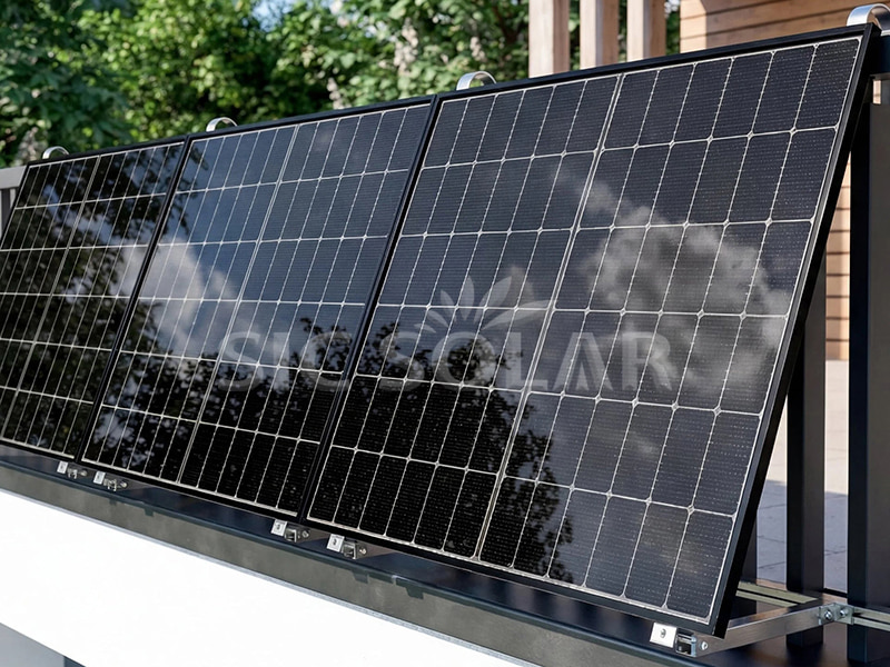 solar panel balcony mounting
