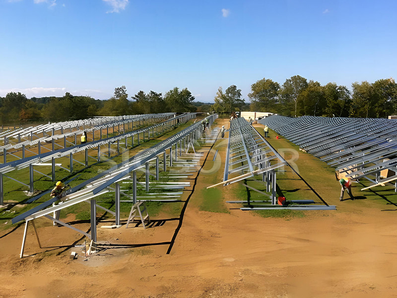 إطارات تركيب ألواح شمسية بقدرة ١ ميجاوات في الولايات المتحدة