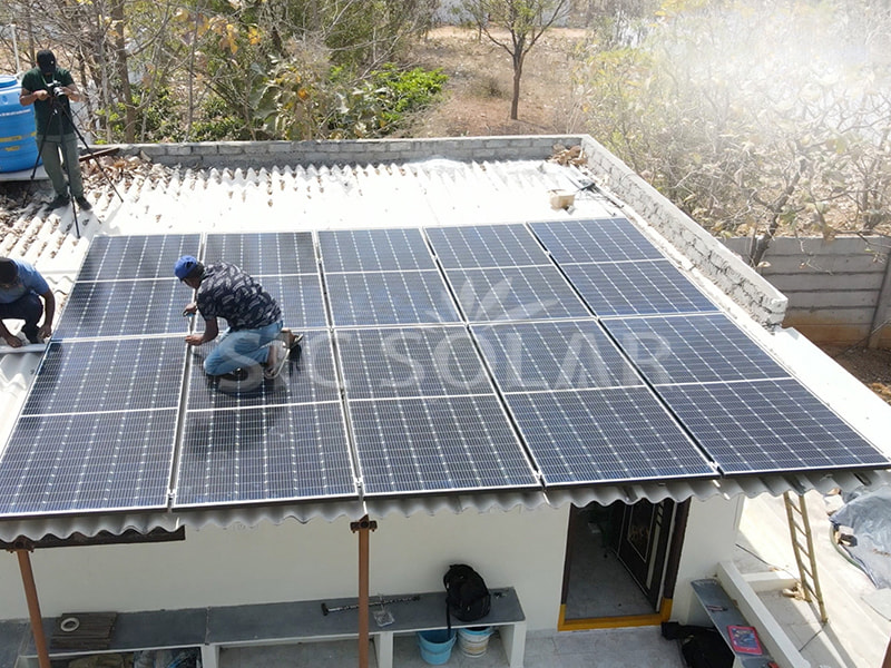 10KW Metal Roof Solar Mounting Rack In India