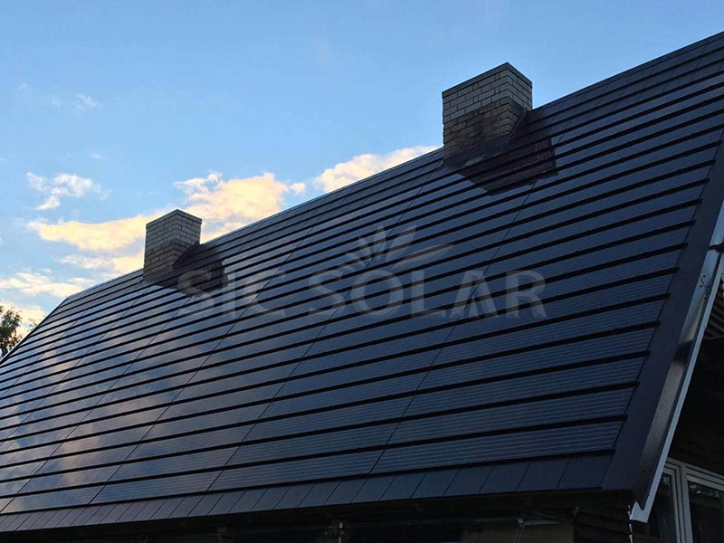 نظام تركيب بلاط السقف BIPV بقدرة 60 كيلو واط في ألمانيا