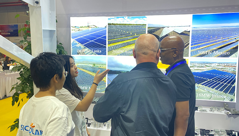 شركة SIC Solar تتألق في معرض SNEC 2024 PV+ مع مشاركات ناجحة مع العملاء