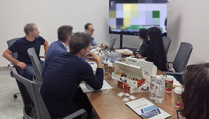 زيارة عميل أوروبي: تعميق الشراكات من أجل مستقبل أكثر إشراقًا