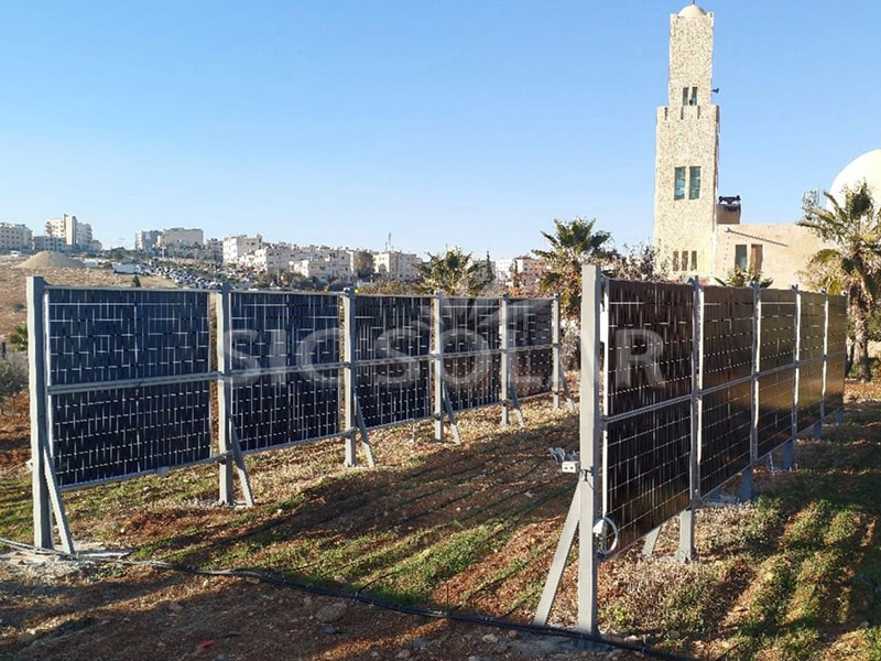 50KW Solar Ground Vertical System In Palestine