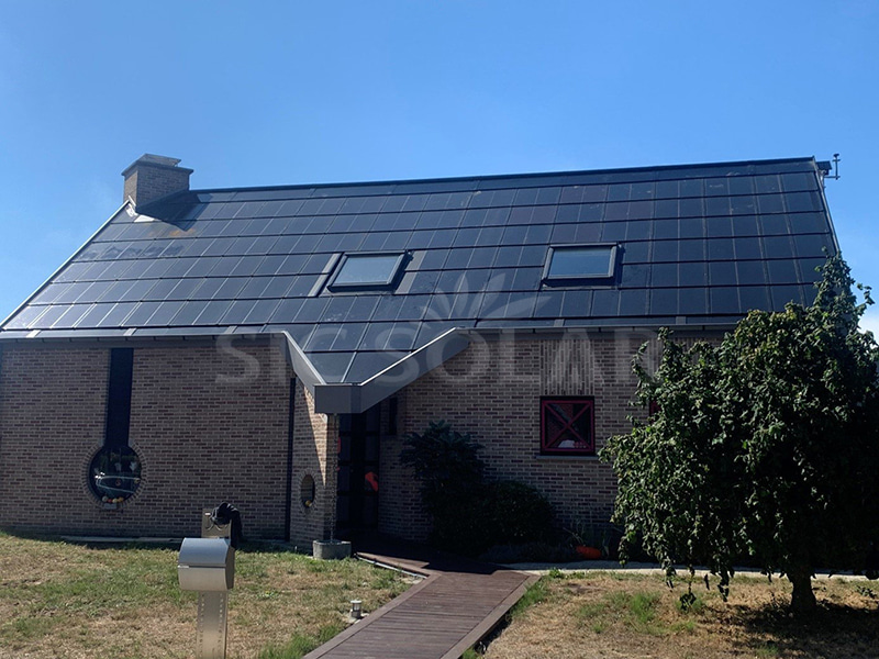 100KW Bipv Solar Mount For Commercial Roof In Belgium