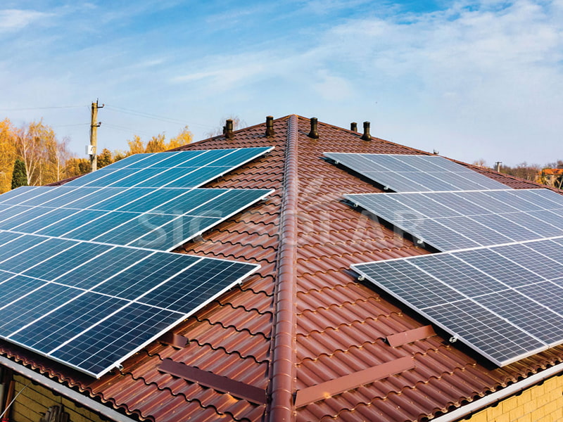 ألواح شمسية بقدرة 40 كيلوواط لأسقف القرميد الخزفي في الولايات المتحدة الأمريكية